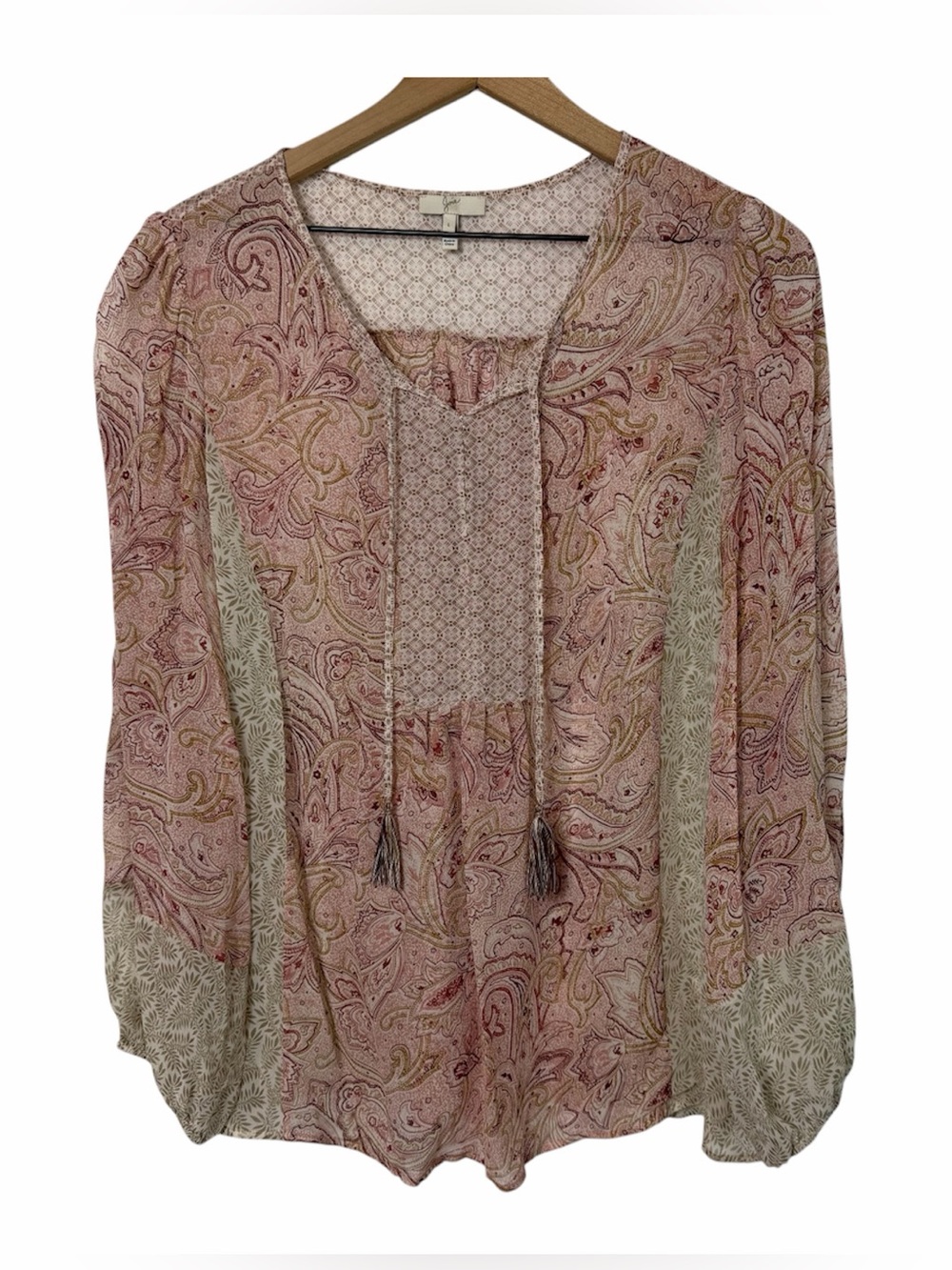 Joie Pink Blouse Women's Large